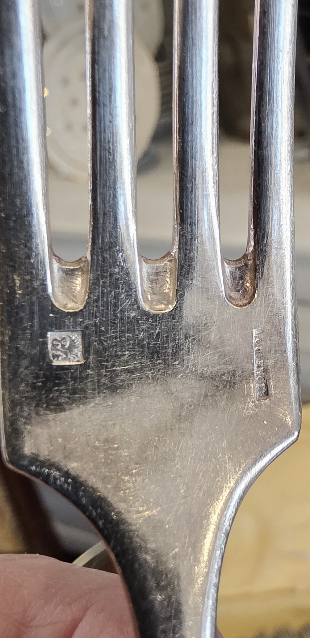 A French Silver set of Forks and Spoons A French Silver set of Forks and Spoons